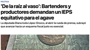 Productores artesanales, junto con bartenders destacados y organizaciones civiles, lanzaron la iniciativa “De la raíz al vaso”